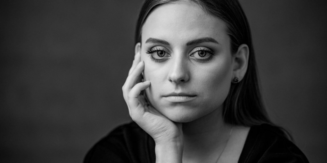 Portret dziewczyny - sesja studyjna