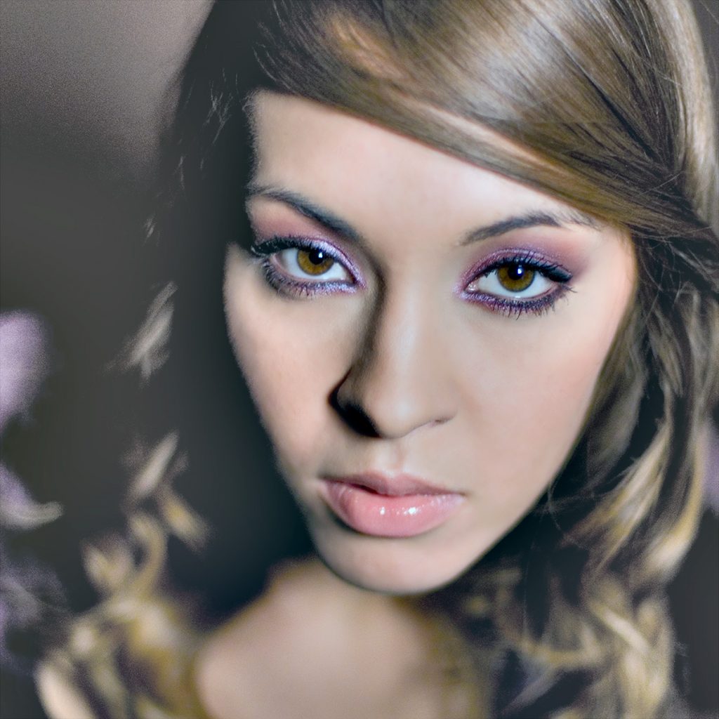 Kobiecy portret bliski - oczy