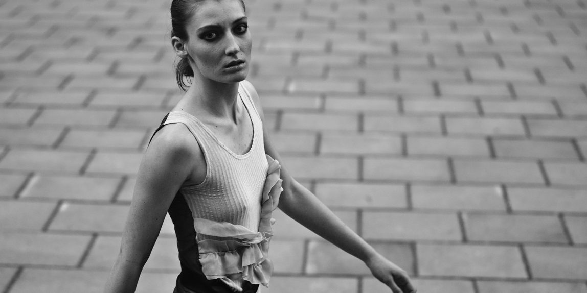 sesja dla projektantki ubioru - park koło zoo