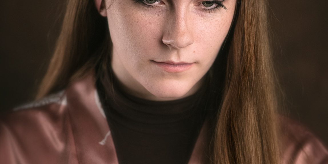 Portret dziewczyny - sesja studyjna